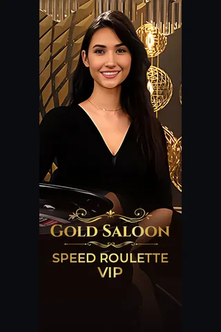 Portada de Gold Saloon VIP Speed Roulette tal como Beteum la muestra en su lobby