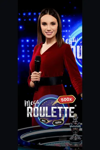 Portada de Mega Roulette tal como Beteum la muestra en su lobby